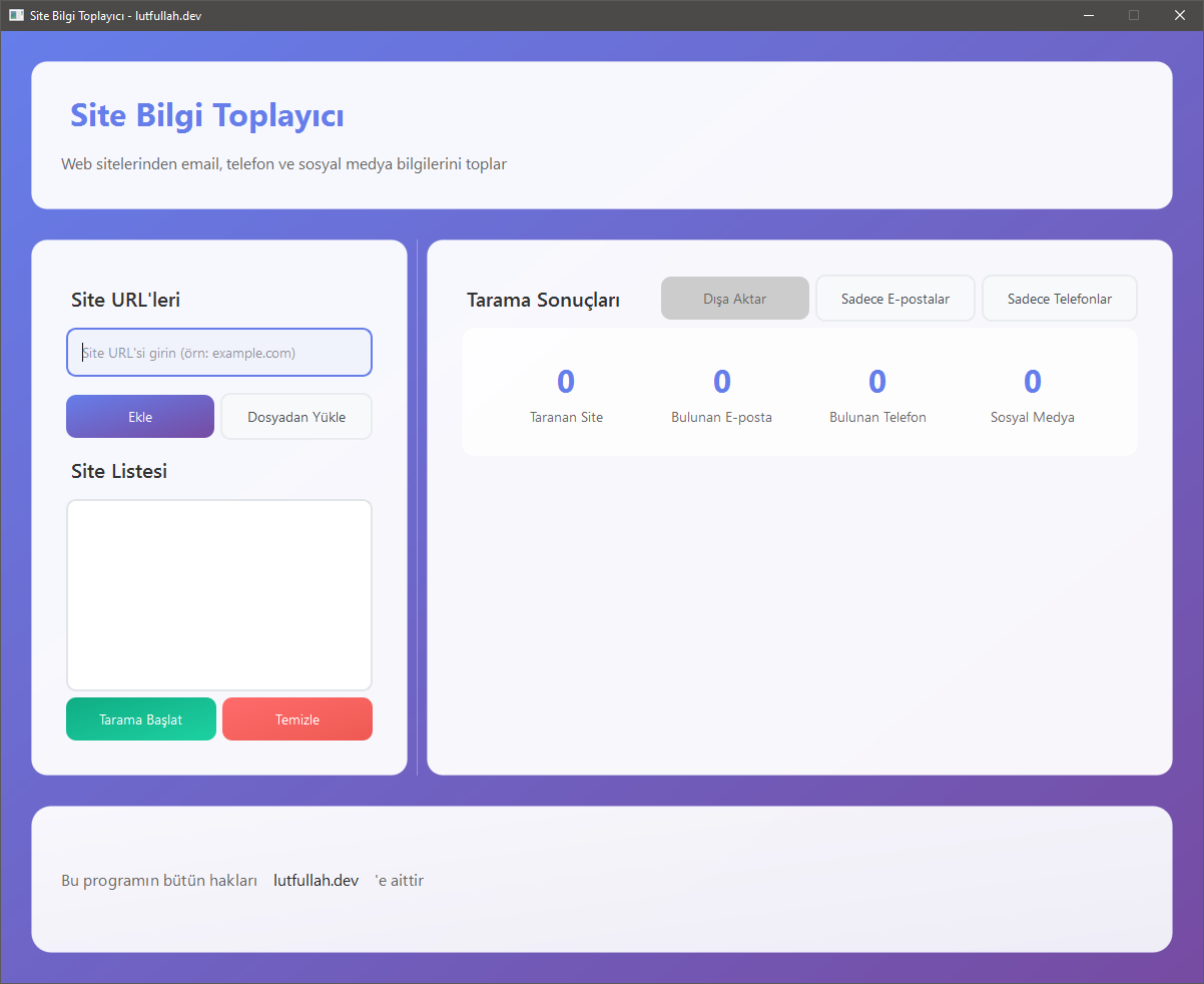 SmartContact Crawler - İletişim Avcısı
